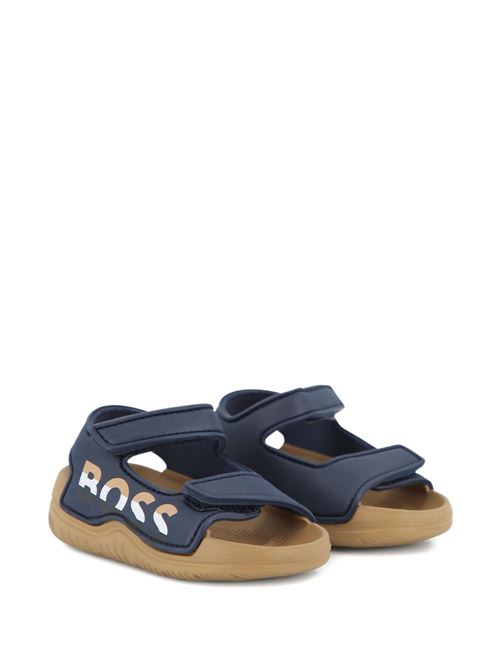 Sandalo unisex BOSS Kids blu in gomma BOSS KIDS | J52821849